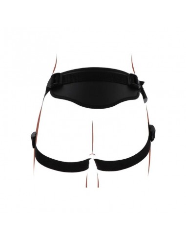 GET REAL STRAP ON DELUXE HARNES NEGRO