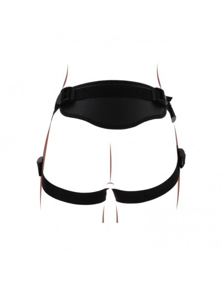GET REAL STRAP ON DELUXE HARNES NEGRO