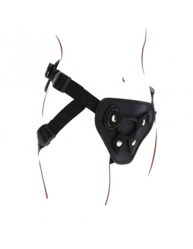 GET REAL STRAP ON DELUXE HARNES NEGRO