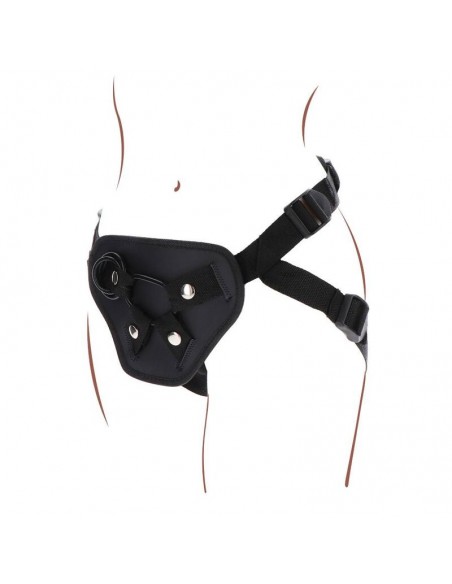 GET REAL STRAP ON DELUXE HARNES NEGRO