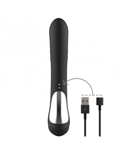 BLACKSILVER JAMIE ESTIMULADOR RABBIT SILICONA RECARGABLE NEGRO