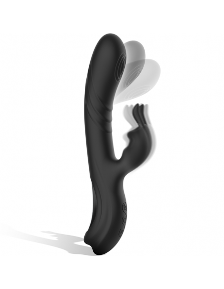 BLACKSILVER JAMIE ESTIMULADOR RABBIT SILICONA RECARGABLE NEGRO