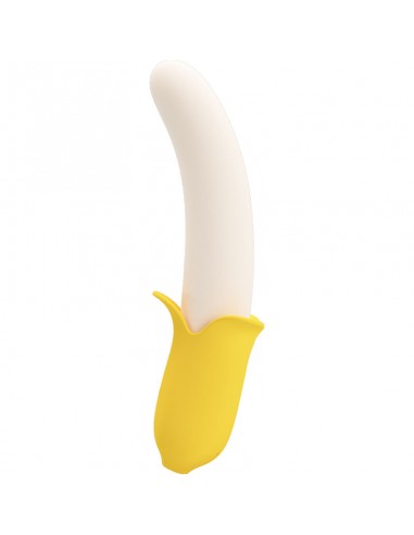 PRETTY LOVE BANANA GEEK SUPER POWER 7 VIBRACIONES UPDOWN SILICONA NEGRO
