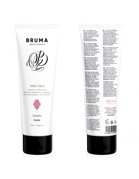 BRUMA GEL DESLIZANTE CON ALOE VERA SABOR A NUBE 100 ML