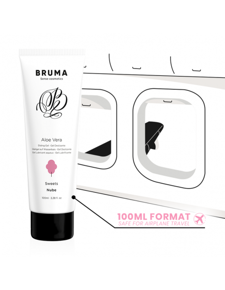 BRUMA GEL DESLIZANTE CON ALOE VERA SABOR A NUBE 100 ML