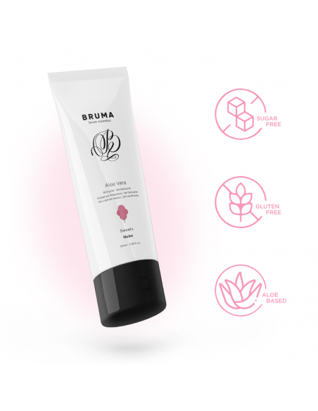 BRUMA GEL DESLIZANTE CON ALOE VERA SABOR A NUBE 100 ML