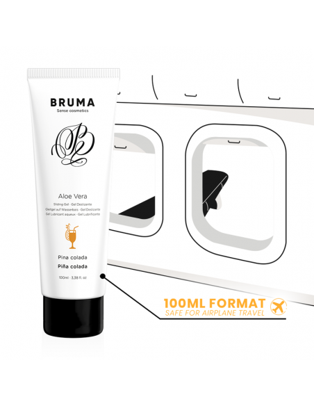 BRUMA GEL DESLIZANTE CON ALOE VERA SABOR A PINA COLADA 100 ML