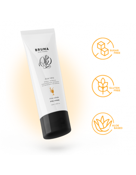 BRUMA GEL DESLIZANTE CON ALOE VERA SABOR A PINA COLADA 100 ML