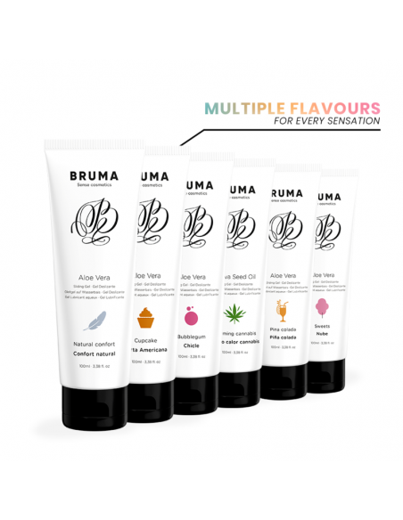 BRUMA GEL DESLIZANTE CON ALOE VERA SABOR A CHICLE 100 ML