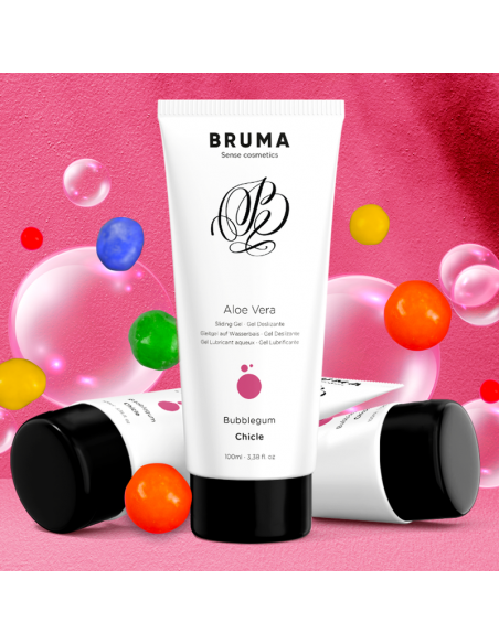 BRUMA GEL DESLIZANTE CON ALOE VERA SABOR A CHICLE 100 ML