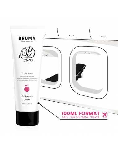 BRUMA GEL DESLIZANTE CON ALOE VERA SABOR A CHICLE 100 ML