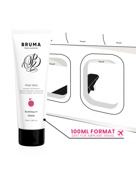 BRUMA GEL DESLIZANTE CON ALOE VERA SABOR A CHICLE 100 ML