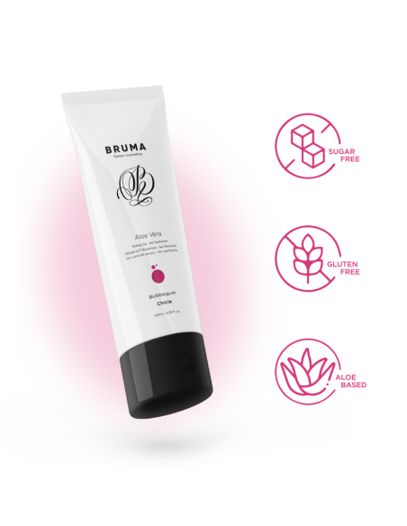 BRUMA GEL DESLIZANTE CON ALOE VERA SABOR A CHICLE 100 ML