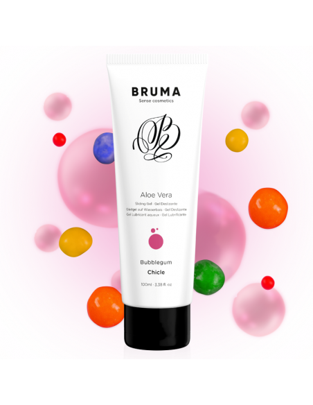 BRUMA GEL DESLIZANTE CON ALOE VERA SABOR A CHICLE 100 ML