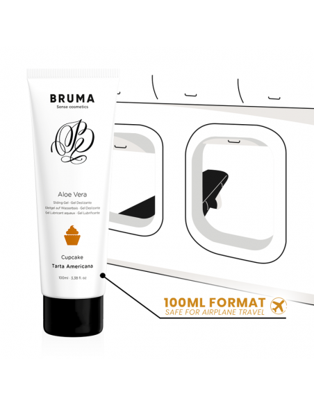 BRUMA GEL DESLIZANTE CON ALOE VERA SABOR A TARTA AMERICANA 100 ML