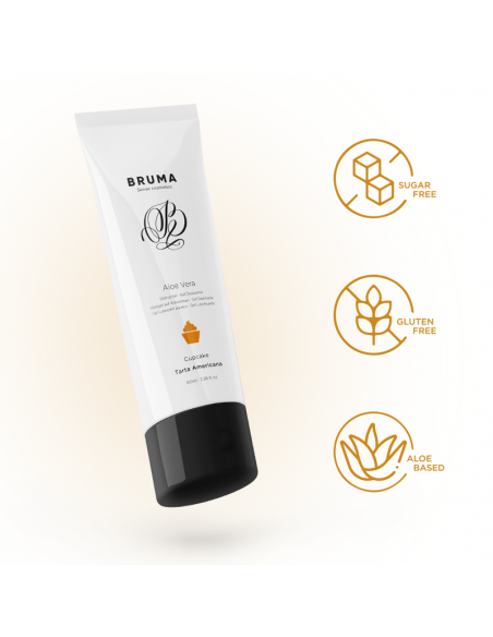BRUMA GEL DESLIZANTE CON ALOE VERA SABOR A TARTA AMERICANA 100 ML