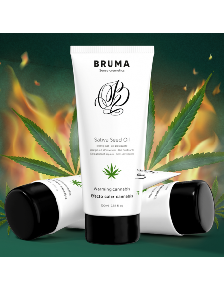 BRUMA GEL DESLIZANTE CON ACEITE DE SEMILLA EFECTO CALOR SABOR CANNABIS 100 ML BRUMA GEL DESLIZANTE CON ACEITE DE SEMILLA EFECTO CALOR SABOR CANNABIS 100 ML
