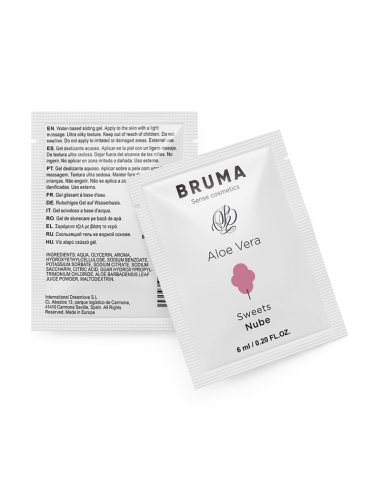 BRUMA GEL DESLIZANTE CON ALOE VERA SABOR A NUBE 6 ML