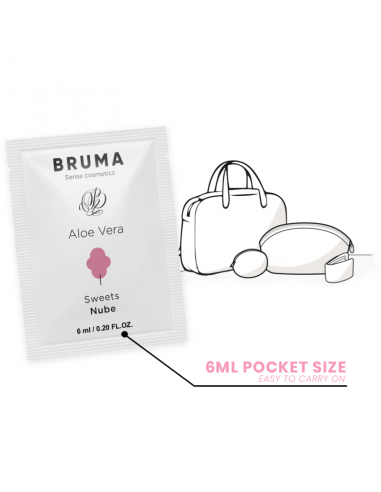 BRUMA GEL DESLIZANTE CON ALOE VERA SABOR A NUBE 6 ML