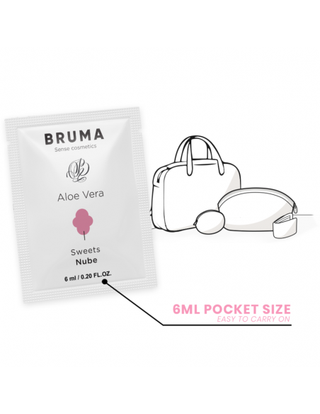 BRUMA GEL DESLIZANTE CON ALOE VERA SABOR A NUBE 6 ML