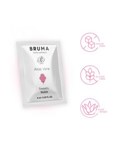 BRUMA GEL DESLIZANTE CON ALOE VERA SABOR A NUBE 6 ML