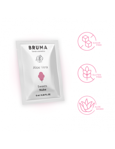BRUMA GEL DESLIZANTE CON ALOE VERA SABOR A NUBE 6 ML