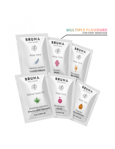 BRUMA GEL DESLIZANTE CON ALOE VERA SABOR A PINA COLADA 6 ML