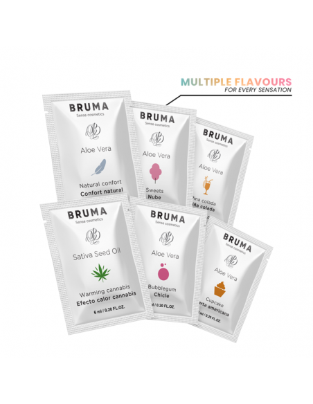BRUMA GEL DESLIZANTE CON ALOE VERA SABOR A TARTA AMERICANA 6 ML