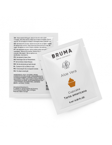 BRUMA GEL DESLIZANTE CON ALOE VERA SABOR A TARTA AMERICANA 6 ML