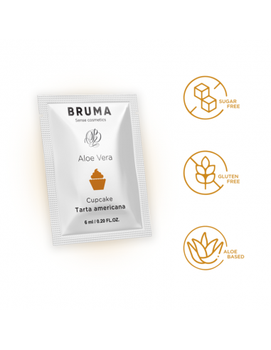 BRUMA GEL DESLIZANTE CON ALOE VERA SABOR A TARTA AMERICANA 6 ML