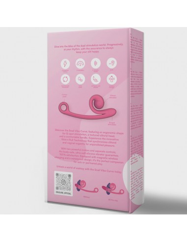 SNAIL VIBE CURVE VIBRADOR ROSA
