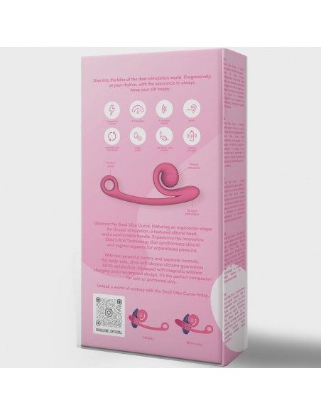 SNAIL VIBE CURVE VIBRADOR ROSA