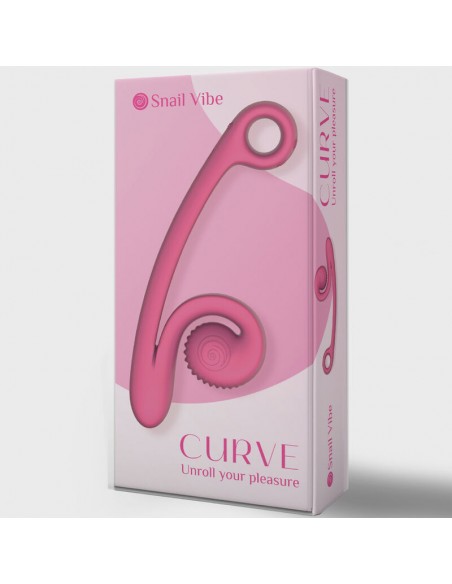 SNAIL VIBE CURVE VIBRADOR ROSA