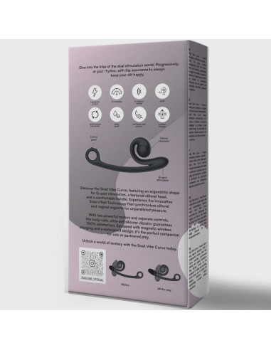 SNAIL VIBE CURVE VIBRADOR NEGRO