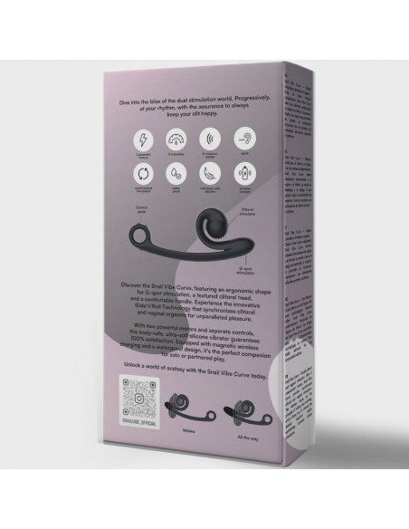 SNAIL VIBE CURVE VIBRADOR NEGRO