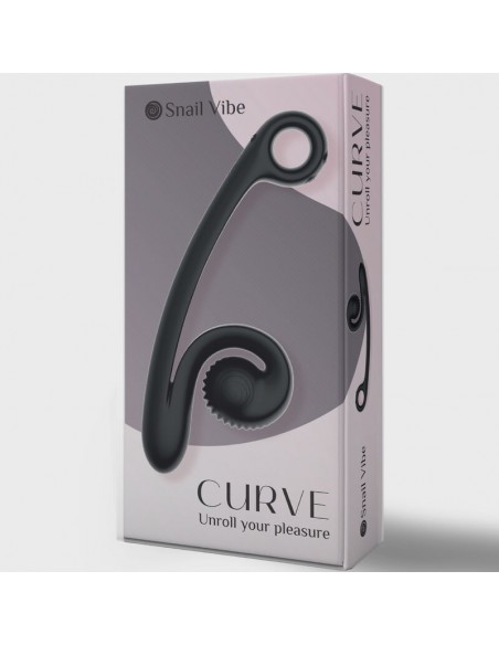 SNAIL VIBE CURVE VIBRADOR NEGRO