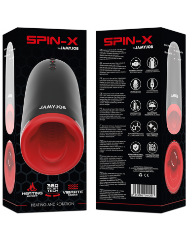 JAMYJOB SPIN X MASTURBADOR CON ROTACIoN Y FUNCIoN CALOR
