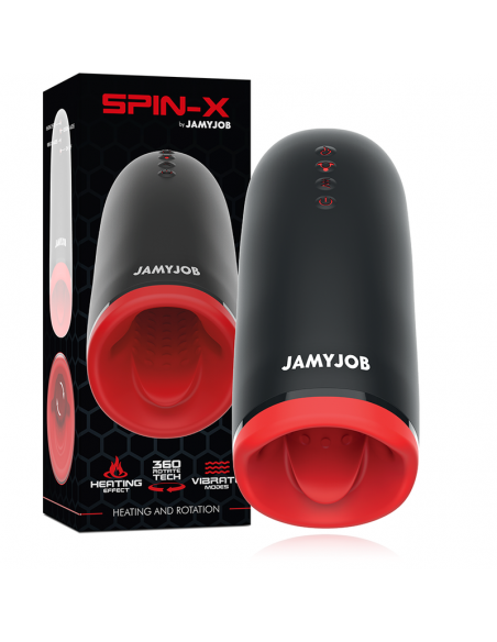 JAMYJOB SPIN X MASTURBADOR CON ROTACIoN Y FUNCIoN CALOR