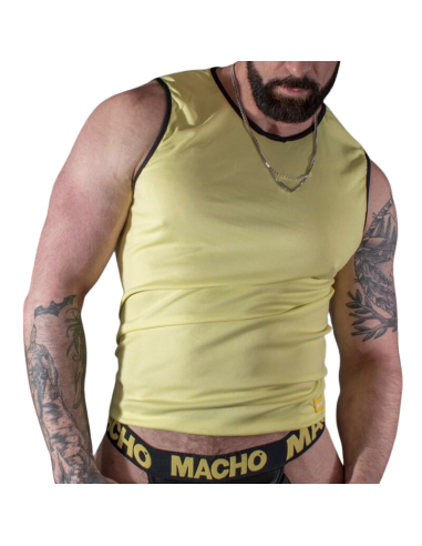 MACHO CAMISETA AMARILLO S M