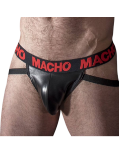 MACHO MX25RC JOCK CUERO ROJO S