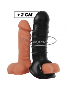 VIRILXL EXTENSION Y FUNDA DE PENE V15 NEGRO