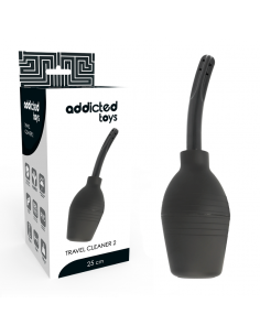 ADDICTED TOYS SQUEEZE PERA LIMPIEZA ANAL NEGRO