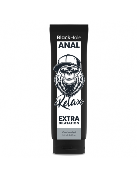 BLACK HOLE GEL BASE AGUA DILATACION ANAL 250 ML