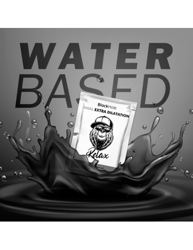 BLACK HOLE GEL BASE AGUA DILATACION ANAL 6 ML MONODOSIS