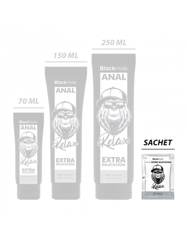 BLACK HOLE GEL BASE AGUA DILATACION ANAL 6 ML MONODOSIS