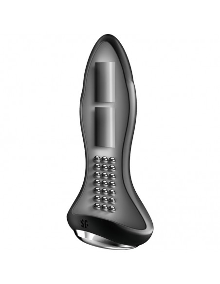 SATISFYER ROTATOR PLUG 1 PLUG VIBRADOR APP NEGRO