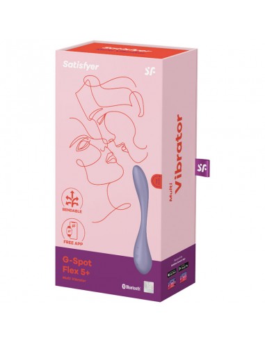 SATISFYER G SPOT FLEX 5 MULTI VIBRADOR LILA