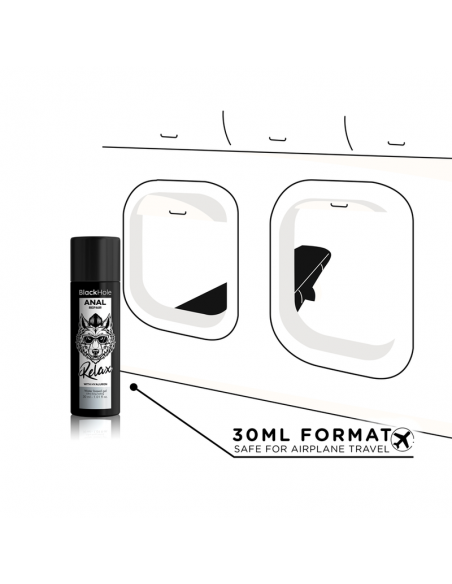 BLACK HOLE ANAL REPAIR BASE AGUA RELAX CON HYALURON 30 ML