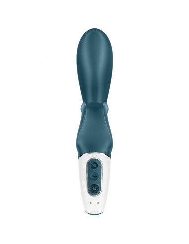 SATISFYER HUG ME VIBRADOR RABBIT APP AZUL