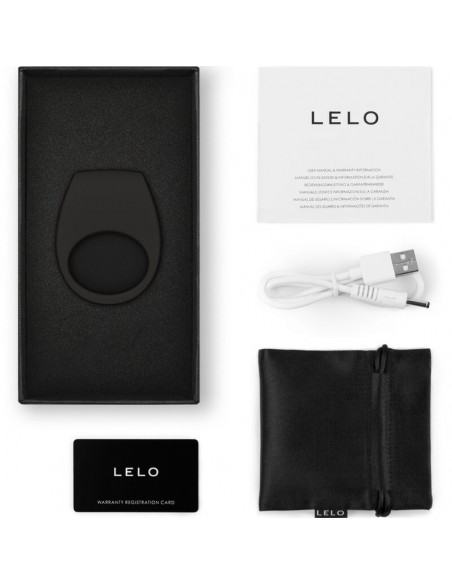 LELO TOR 3 ANILLO VIBRADOR NEGRO